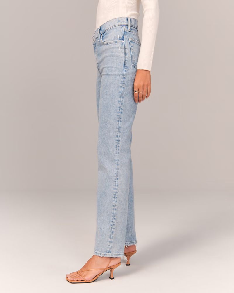 Ultra High Rise 90s Straight Jean | Abercrombie & Fitch (US)