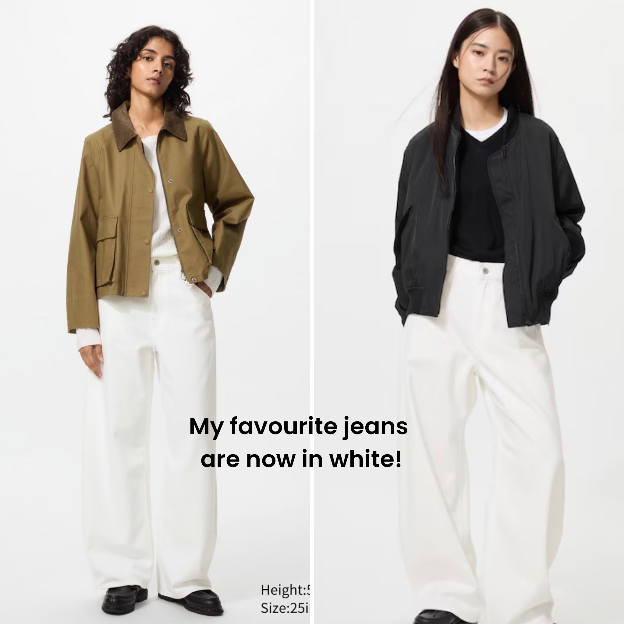The jeans I’m wearing on repeat right now have just dropped in white - perfect for.  Size down in these -  I wear a 26/31

#LTKuk #LTKover50style #LTKstyletip