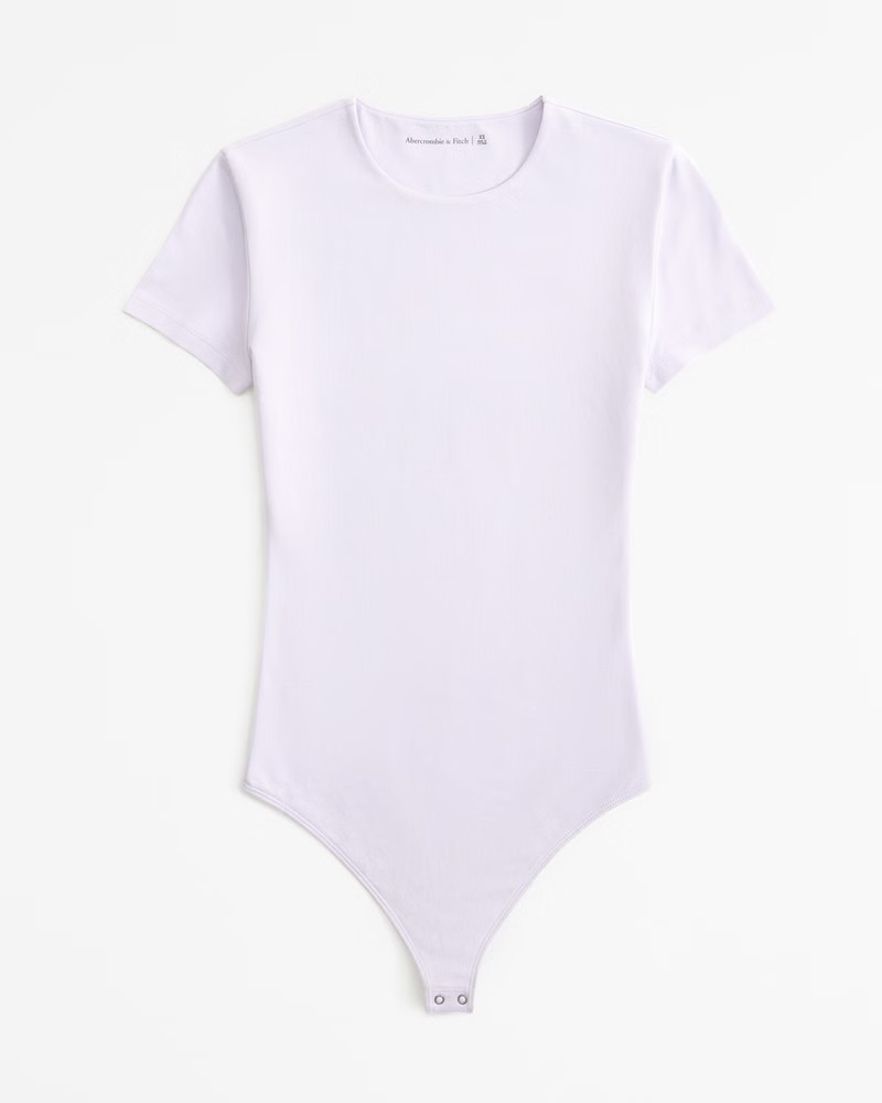 Soft Matte Seamless Tee Bodysuit | Abercrombie & Fitch (US)