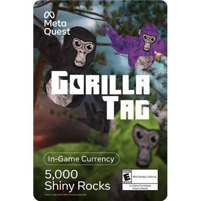 $19.99 Gorilla Tag™: 5000 Shiny Rocks In-Game Currency Gift Card (Digital) | Target