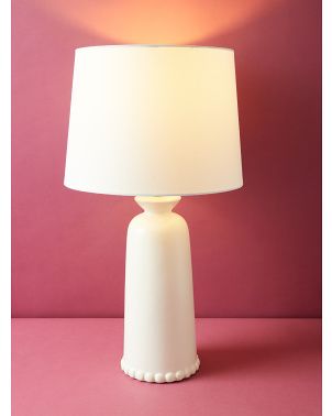 26in Ceramic Dot Edge Table Lamp | Table Lamps | HomeGoods | HomeGoods