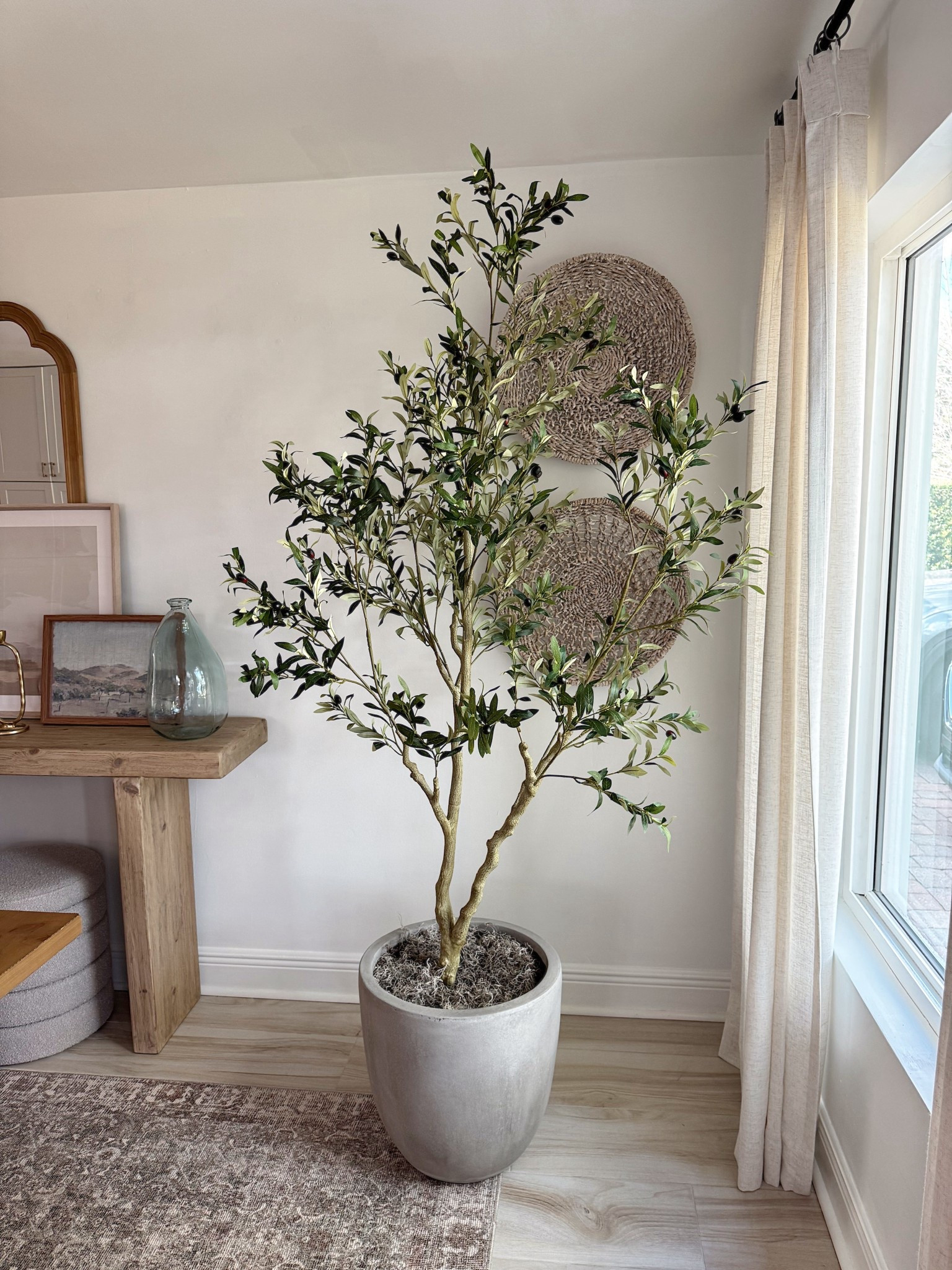 Faux olive tree comes in 7ft and 8ft! I love how beautiful this tree is. And it’s so affordable.

#LTKHome #LTKFindsUnder100 #LTKSaleAlert