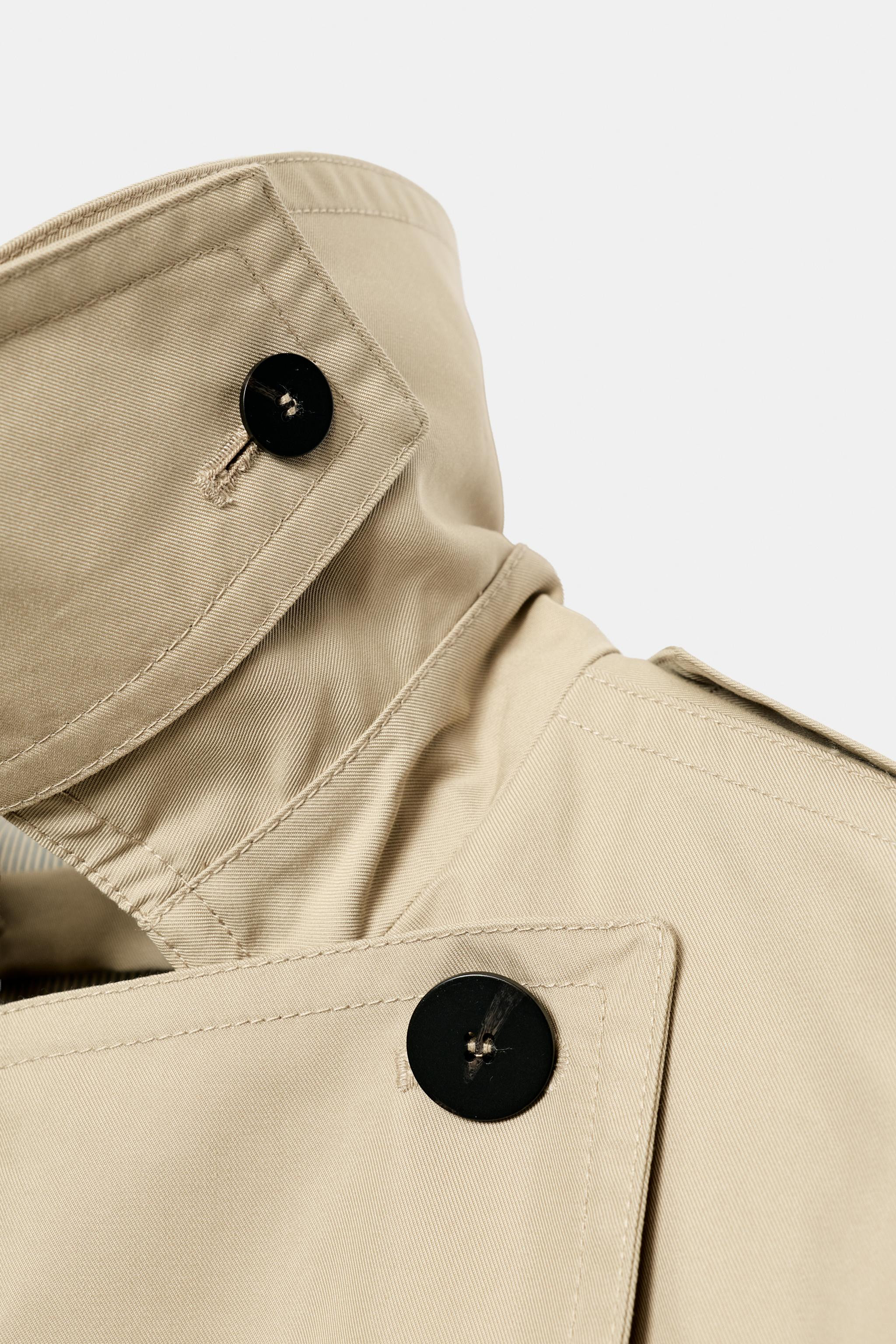 ZW COLLECTION SHORT BELTED TRENCH COAT | Zara FR