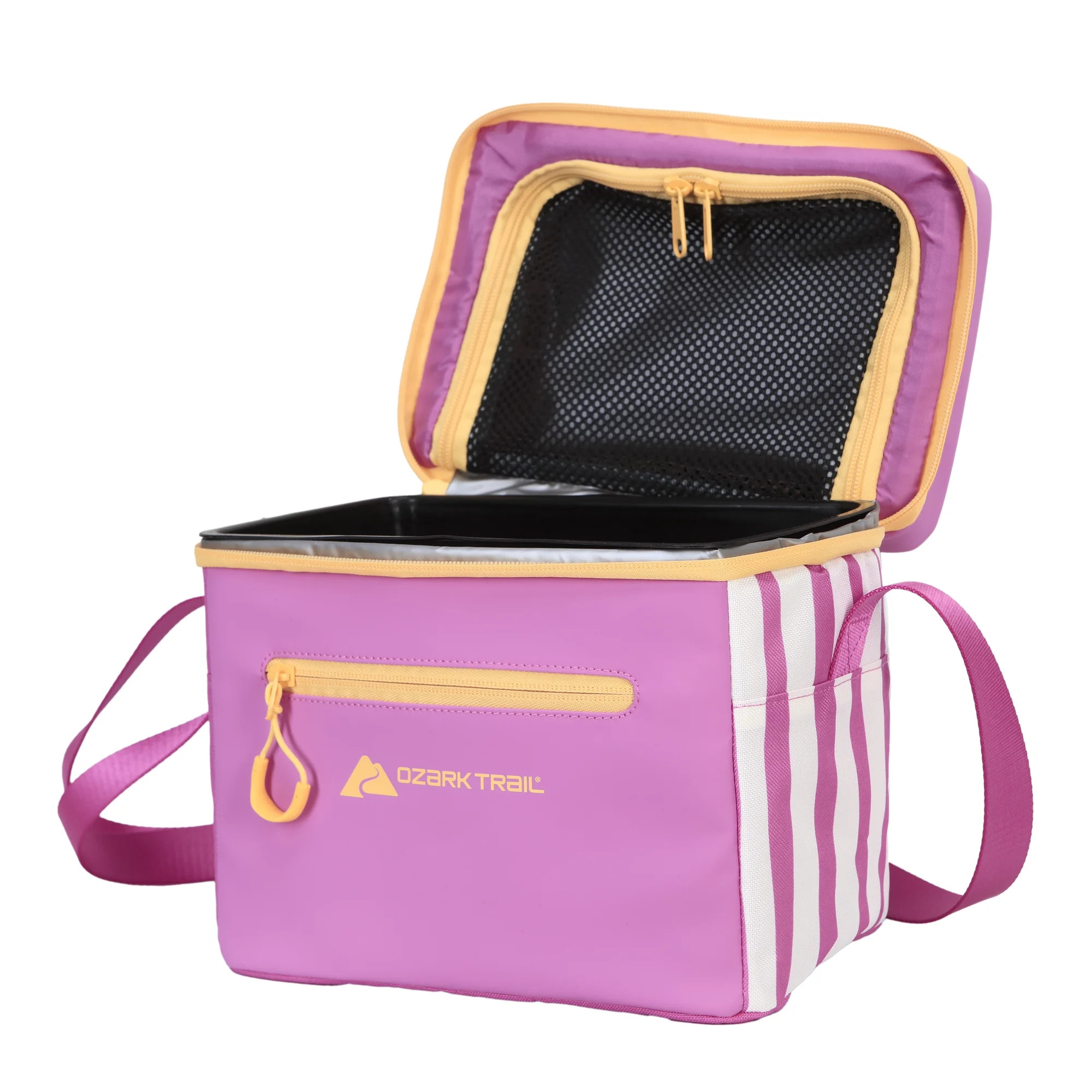 Ozark Trail Coated Soft Side Cooler with Removable Hardliner, 6 Can , 6 Quart Capacity, Summer Vi... | Walmart (US)