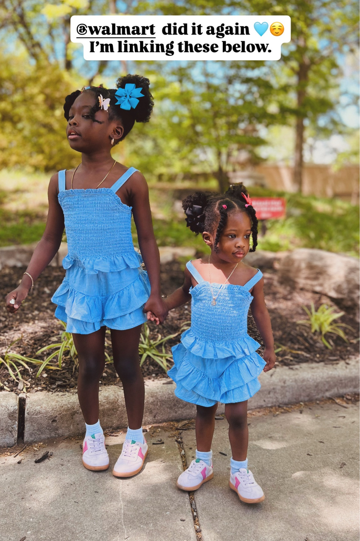 Twinning in the cutest matching smocked rompers 💙

#LTKSeasonal #LTKKids #LTKootd