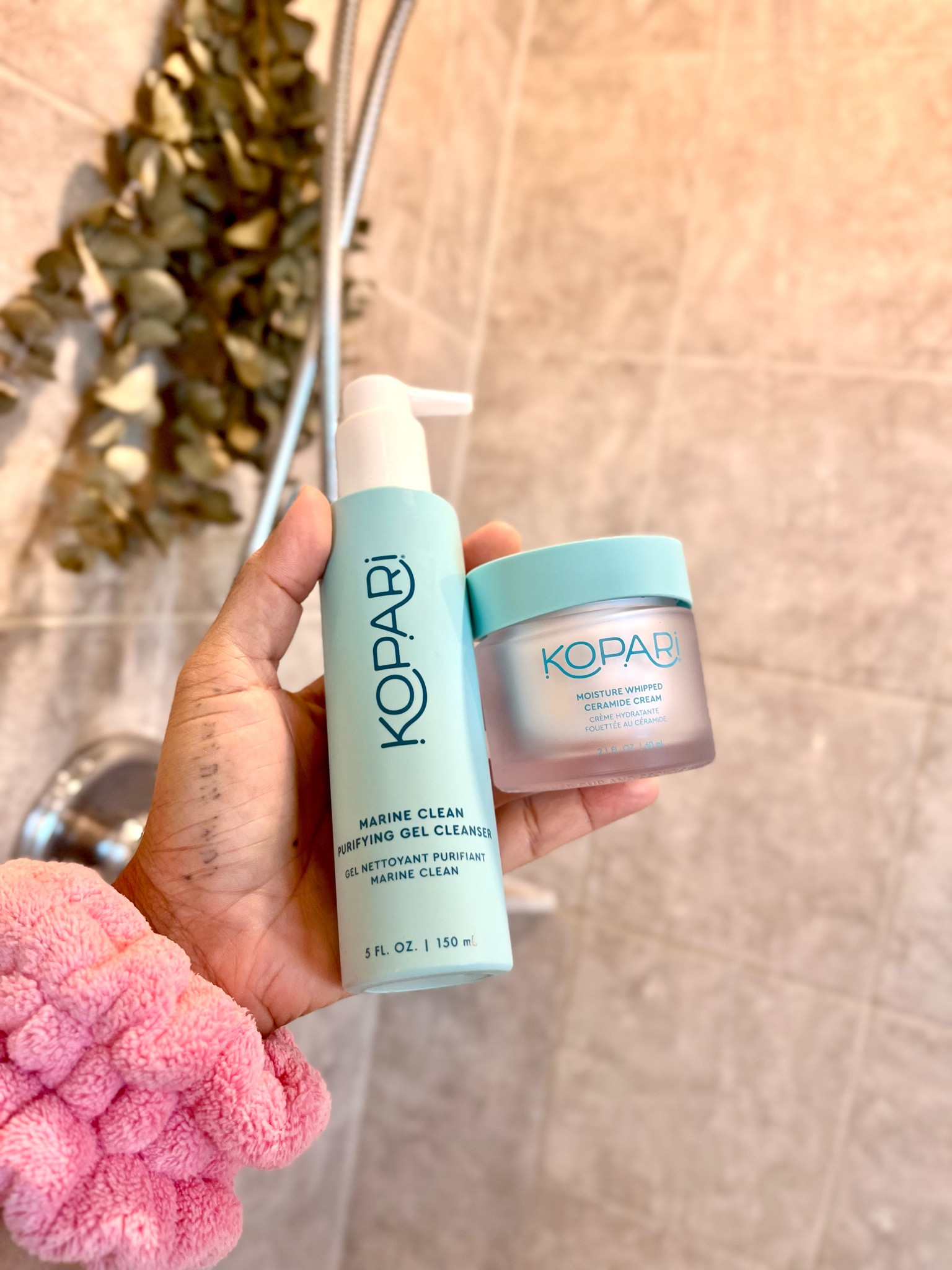 I’ve been using these products for the past few weeks, and they’ve been working really well to balance out my combination skin! 🫧 #CleanBeauty #Kopari
