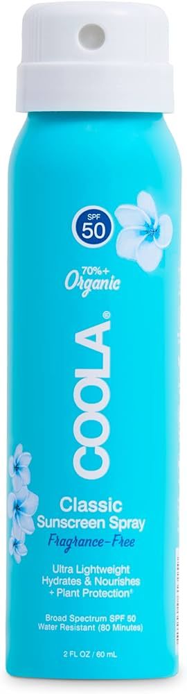 COOLA Organic Sunscreen SPF 50 Sunblock Spray, Dermatologist Tested Skin Care For Daily Protectio... | Amazon (US)