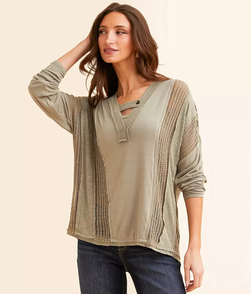 Pieced Crochet Top | Buckle