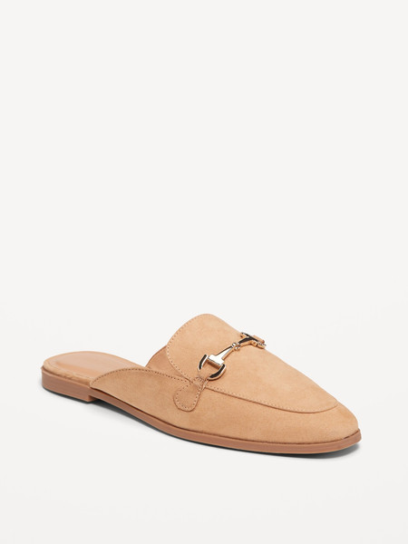 Faux-Leather Loafer Mule Shoes | Old Navy (US)