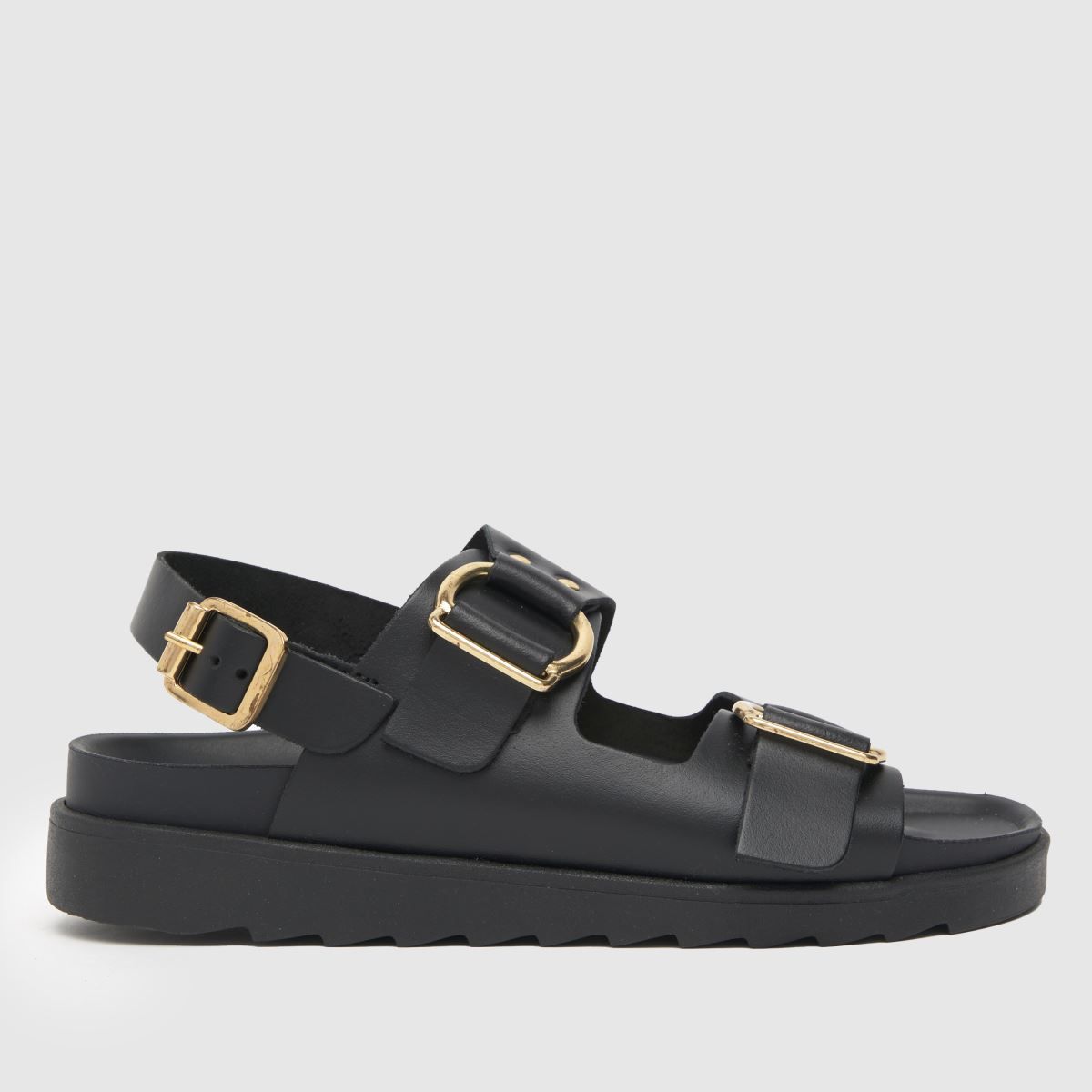 schuh black tegan buckle sandals | Schuh