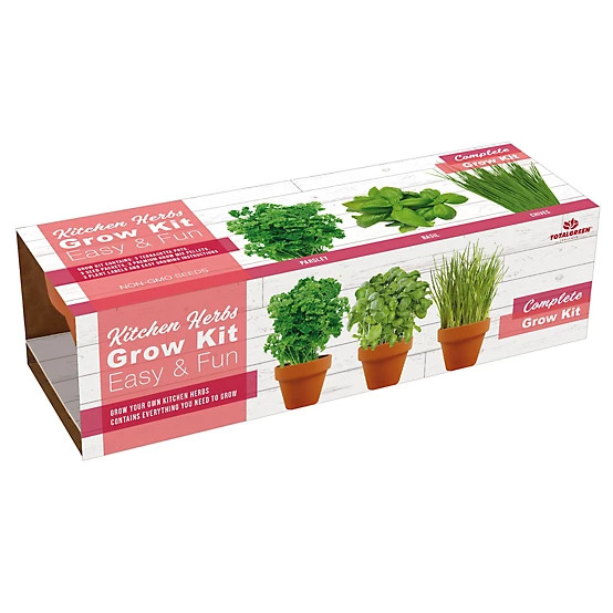 Totalgreen  Kitchen Herb Terra Cotta Grow Kit, 3-Pack | Tractor Supply