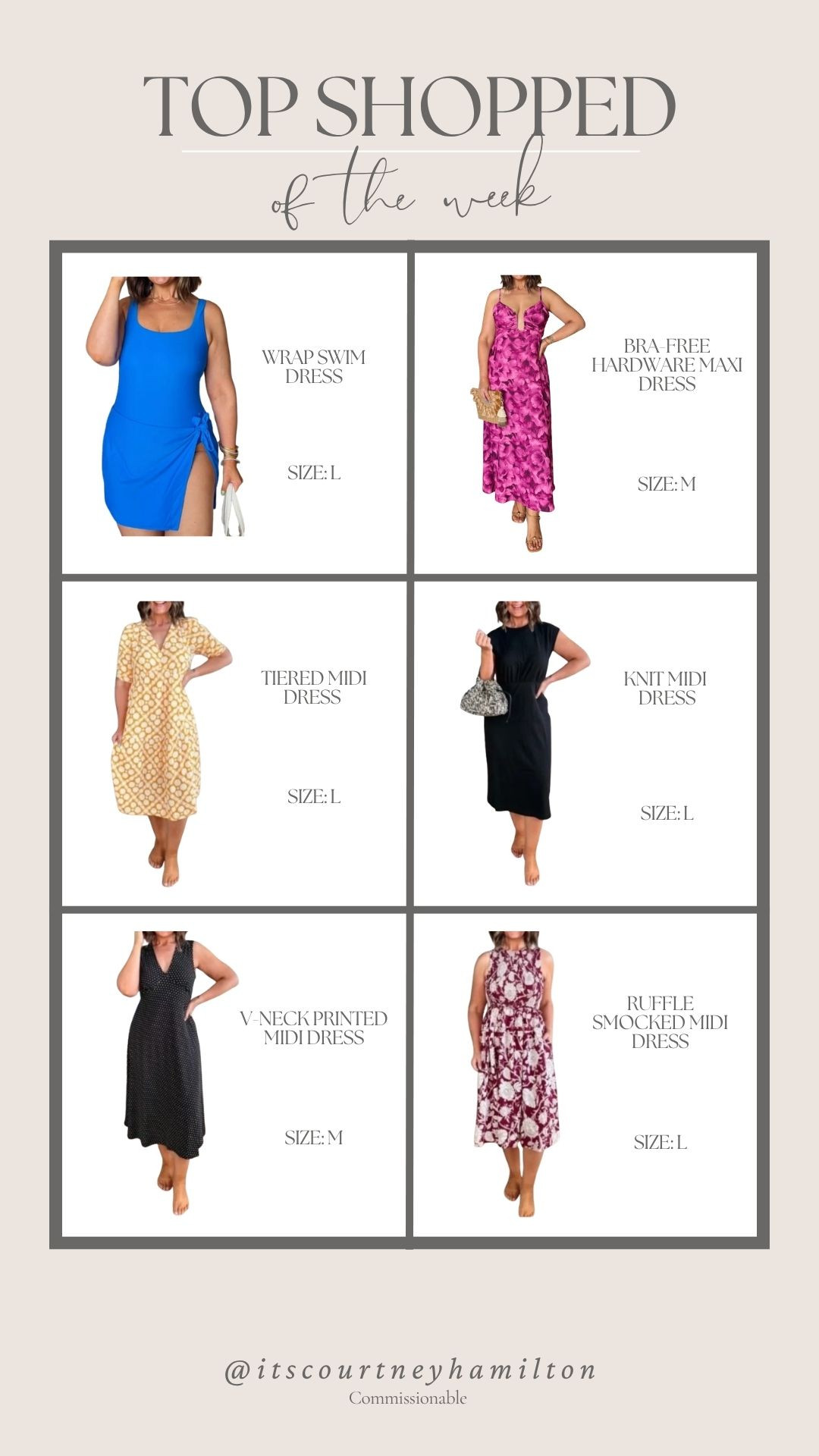 Top Shopped of the Week!!

top sellers, watchnow, finds under 100, finds under 50, new arrivals, walmart fashion, spring fashion, midi dress, midsize fashion, courtney hamilton 

 #LTKSeasonal #LTKSaleAlert #LTKMidsize