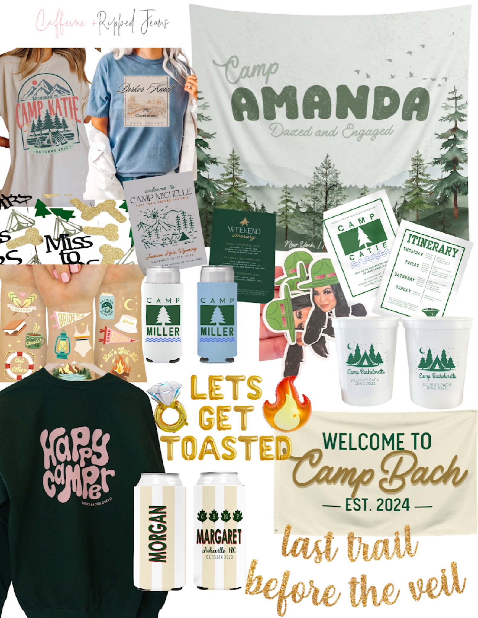 // camp bride bachelorette party // camp bride // camp themed bachelorette party // camp theme // bachelorette party theme // bachelorette // 

#LTKwedding #LTKfindsunder50 #LTKparties