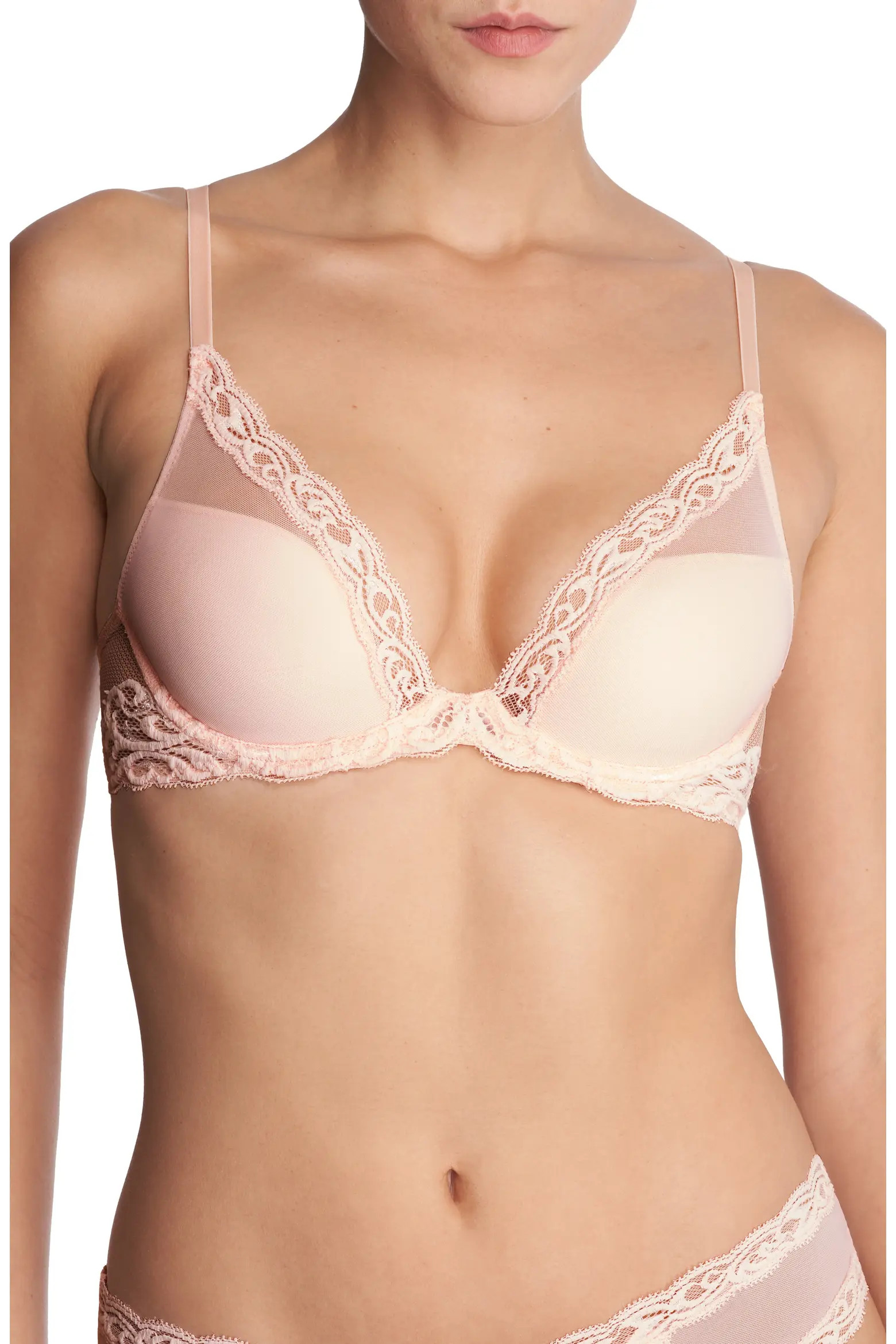 Natori Feathers Plunge T-Shirt Basics Bra (Women) | Nordstrom | Nordstrom