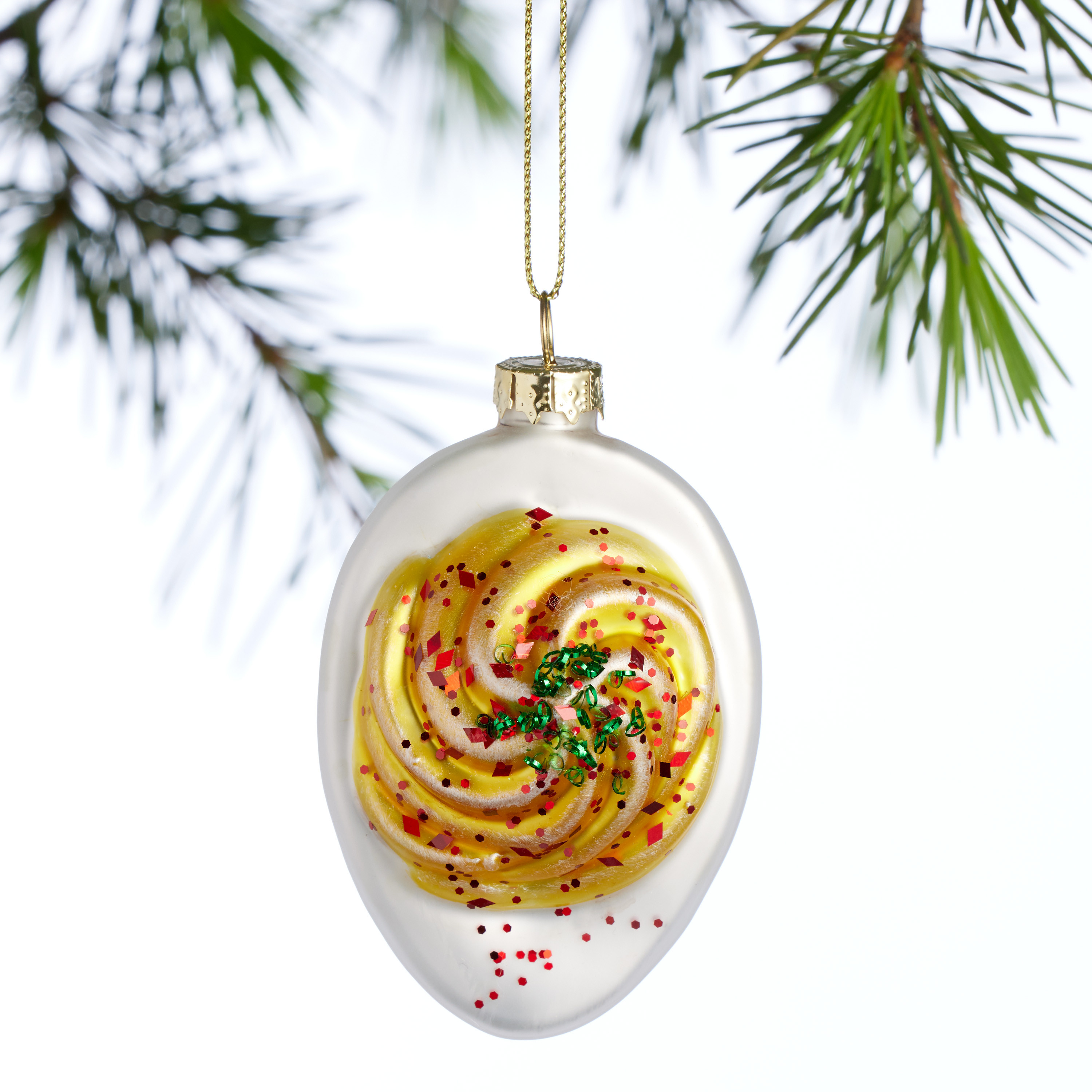 Glass Deviled Egg Ornament | World Market