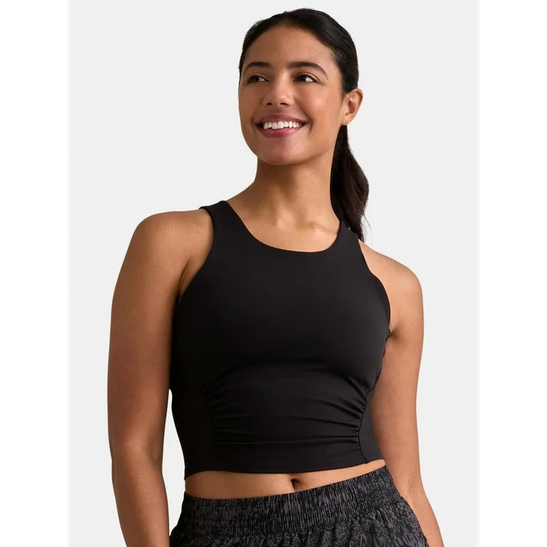 Avia Women's SoftSculpt Ruched Sports Bra, Sizes XS-XXXL | Walmart (US)