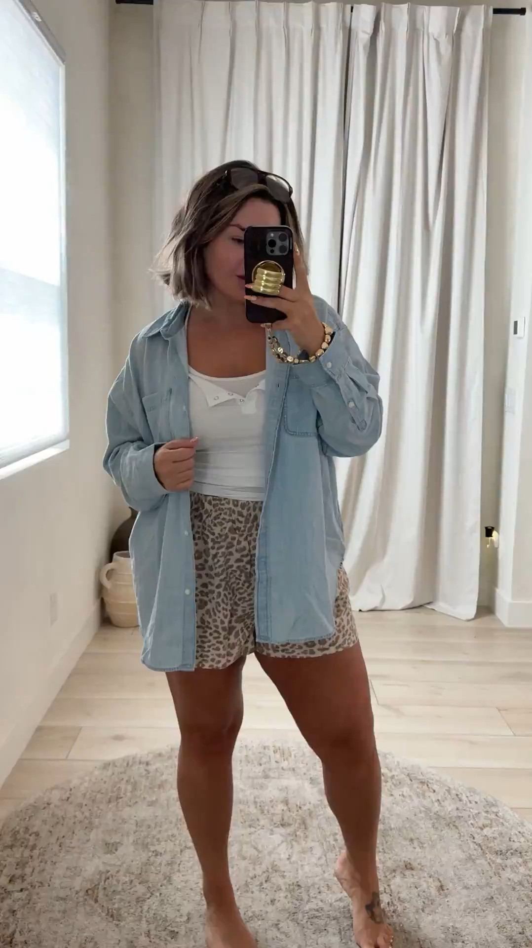Denim M 
Tank L but would do a M 
Shorts L

Follow my shop @shaynaslife on the @shop.LTK app to shop this post and get my exclusive app-only content!

#liketkit 
@shop.ltk
https://liketk.it/6idON