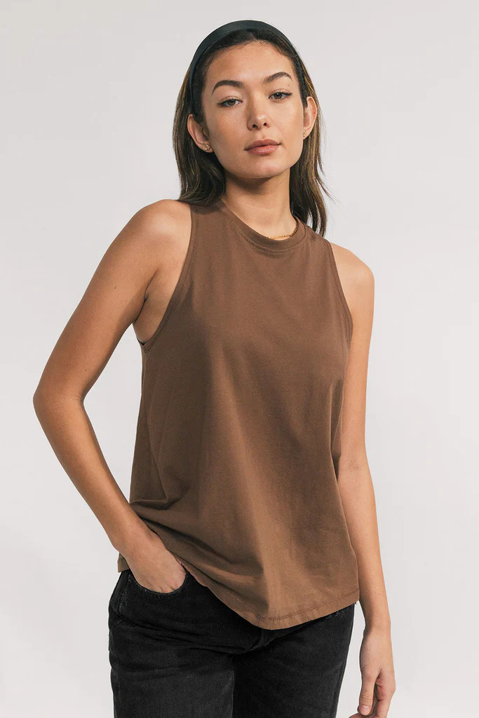 Relaxed Muscle Tank (Cocoa) | EasyStandard
