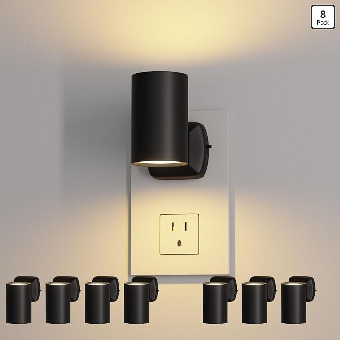 ETL Certified 2700K Night Lights Plug into Wall, Modern Plug in Night Light, Dusk to Dawn Light S... | Amazon (US)