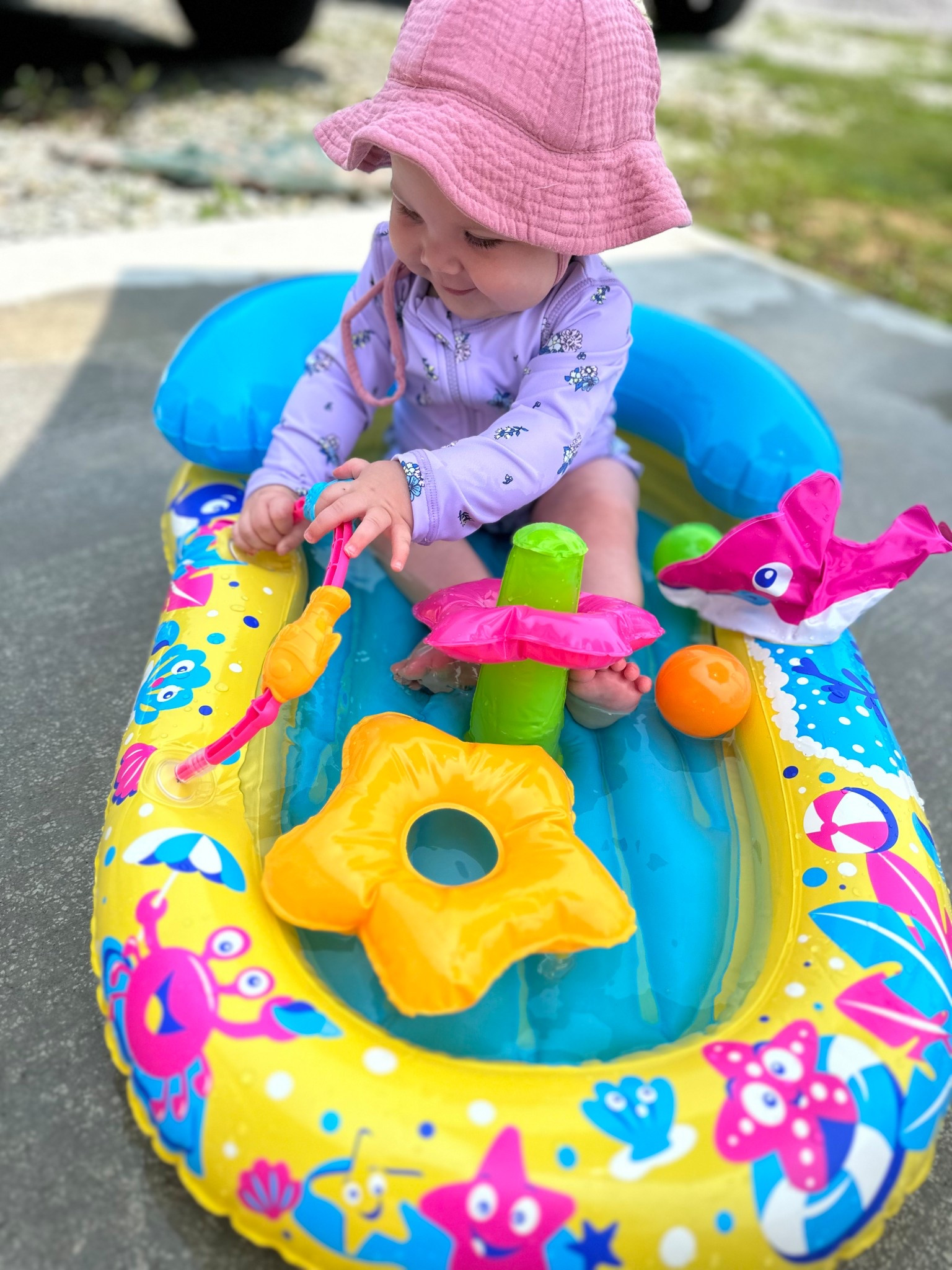 If you are looking for the BEST water toy for your little baby who is still not quite big enough for the pool or splash pad, this one is on #sale currently at #target and is absolutely perfect! Parker is almost 7 months and can almost sit up on her own and had an absolute blast with her own little activity center! Also, the CUTEST swimsuit from #CottonOnKids they are 2 for $30 right now!! Everything you see is on sale!! Get them while you can!! #Target #TargetFind #BabySplashPad #BabyWaterActivity #BabySummerFun #BabySwim #CottonOnKidsBaby #Swimsuit #BabySwimSuit #cute #summerfun #sale #ltkkids #ltkbabytrends #ltksummerbaby

#LTKBaby #LTKSummerEdit #LTKSaleAlert