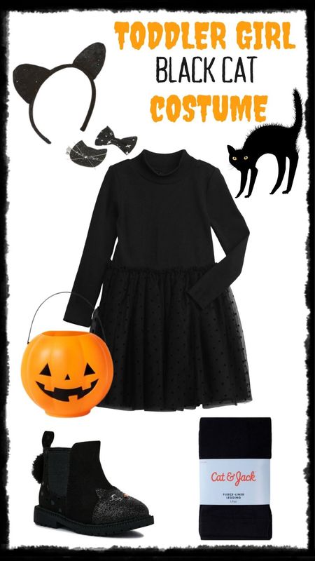 Black cat Halloween costume for a toddler girl! 

#LTKSeasonal #LTKkids #LTKfamily