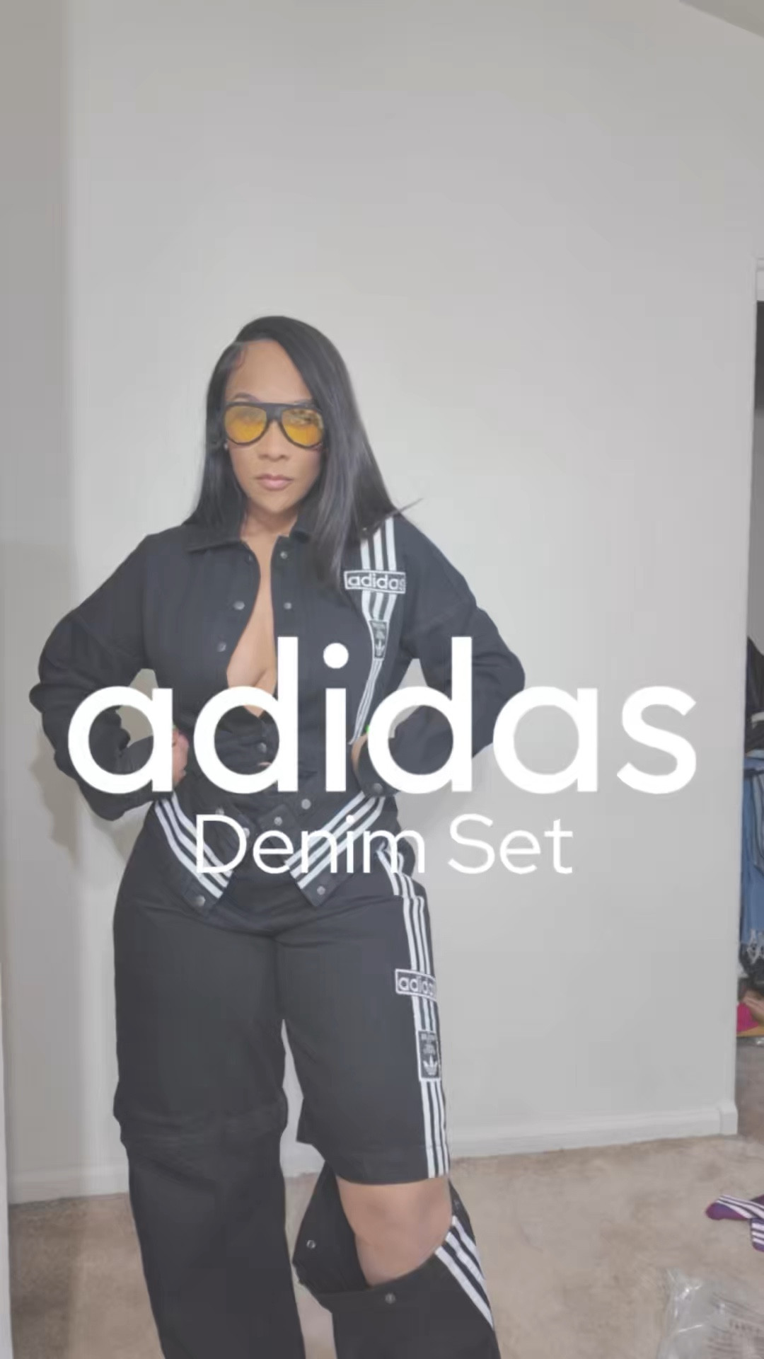 アディダス☆レディース☆Adibreak Denim Two-In-One Track Top adidas Adibreak Denim Two-In-One Track Top | REVERSIBLE
