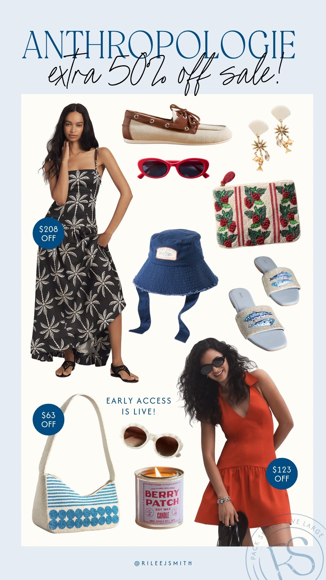 Anthropologie’s extra 50% off sale items  starts today! Sign up for their free AnthroPerks program to shop 24 hours early 🦞💙

#LTKSeasonal #LTKSaleAlert #LTKFindsUnder100