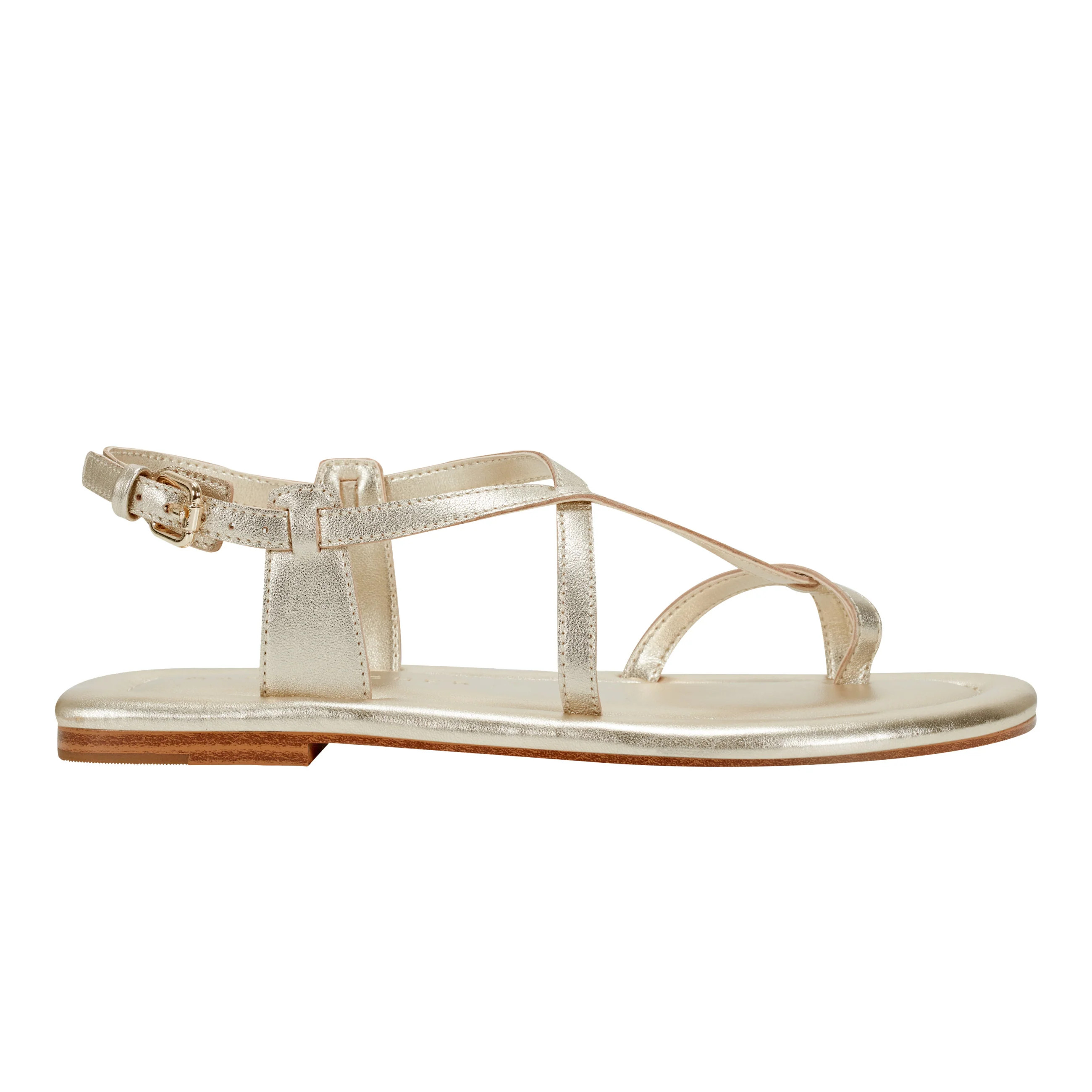 Gerty Strappy Flat Sandal | Marc Fisher