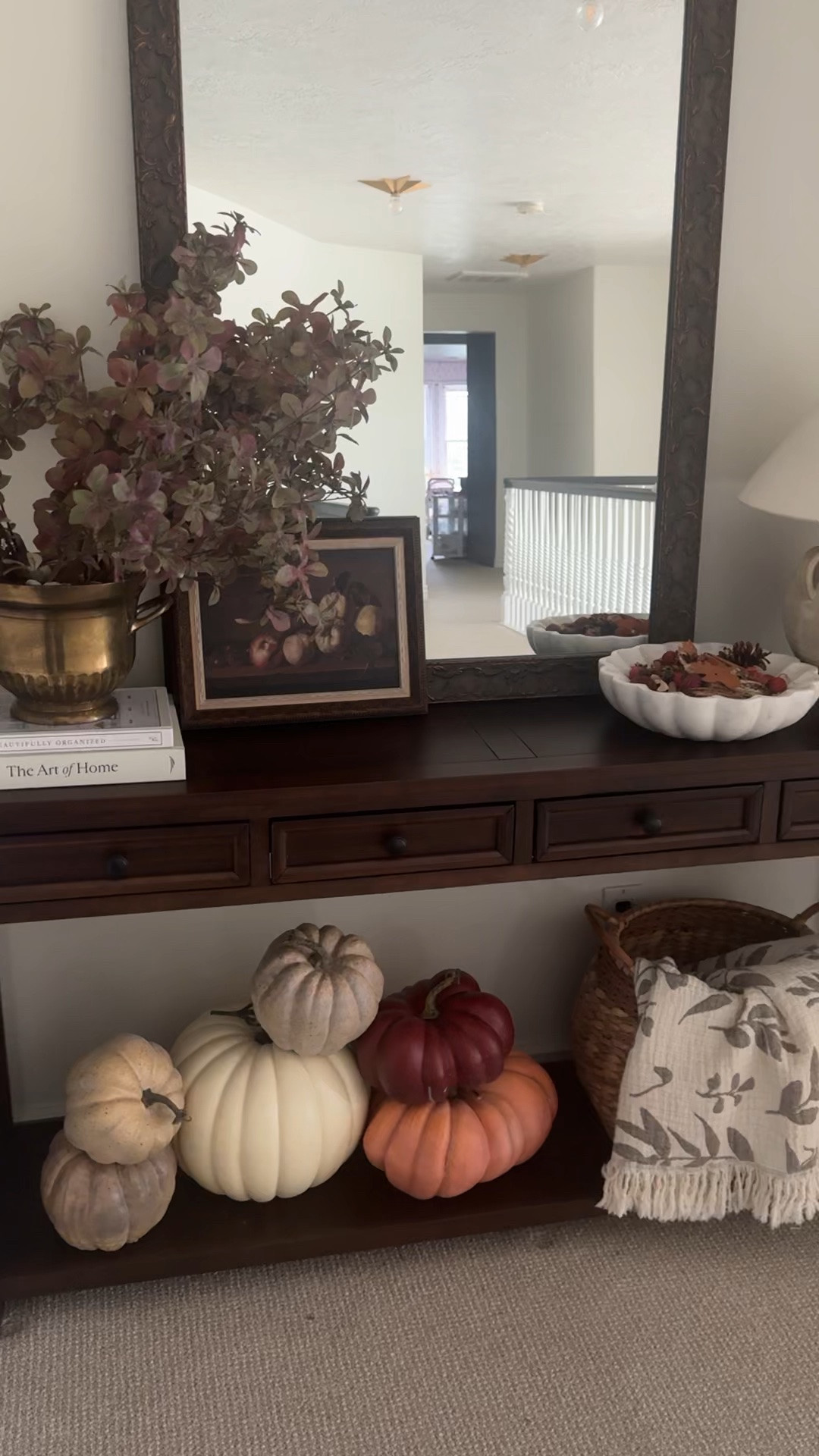 Fall console table styling

#LTKSeasonal #LTKHome #LTKSaleAlert
