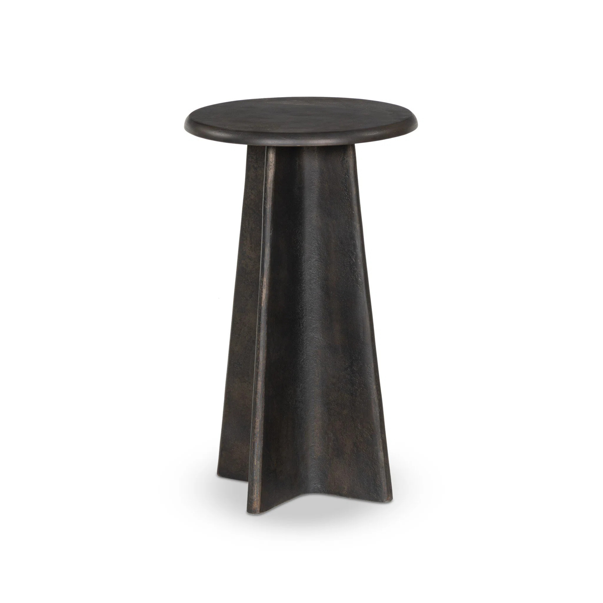 Four Hands Remo End Table-Distressed Bronze | Perigold | Perigold