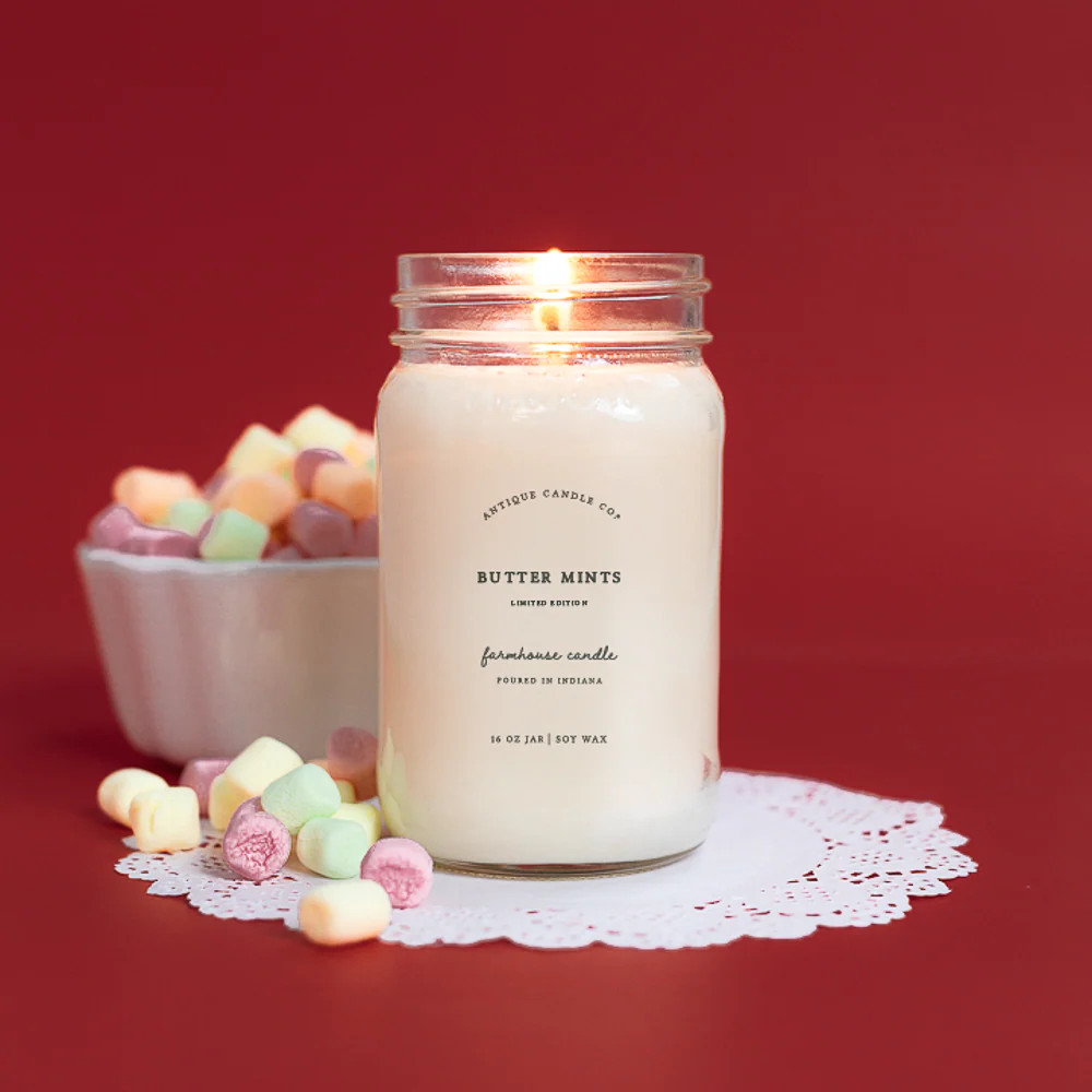 Butter Mints 16 oz candle | Antique Candle Co.