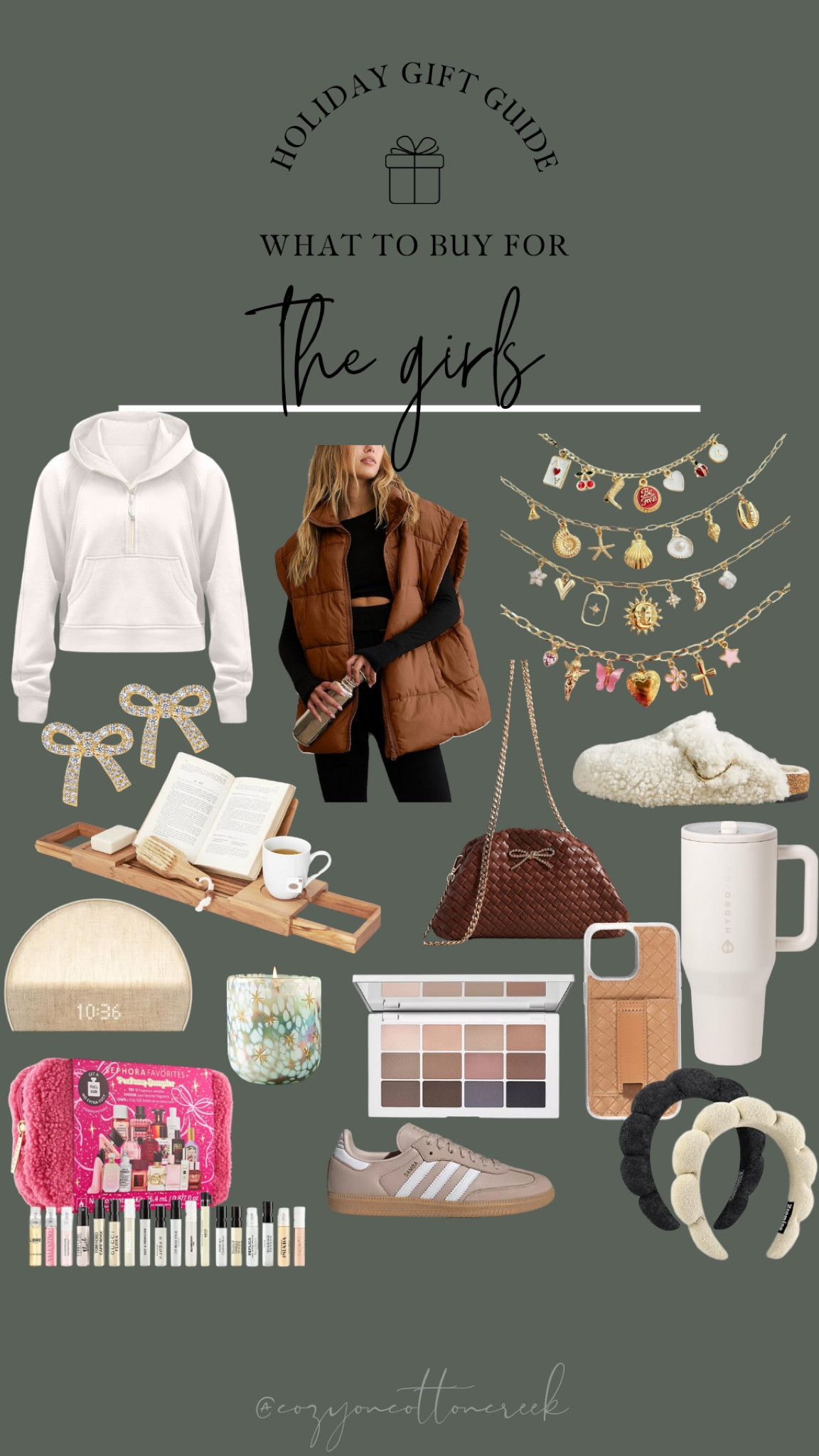 Gift for her
Gifts for the girls 
Gift guide for women
Moms
Sisters
Wife’s
Daughters

#LTKGiftGuide #LTKSaleAlert #LTKHoliday