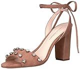LOEFFLER RANDALL Women's Elayna Ankle Tie High Heel Sandal (Leather/Rhinestones) Heeled, Deep Blush, | Amazon (US)