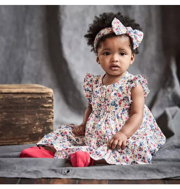Baby Ditsy Floral Tiered Dress | Janie and Jack
