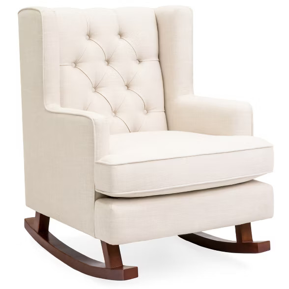 Best Choice Products Rocking Accent Chair, Tufted Upholstered  Wingback for Home, Nursery w/ Wood... | Target