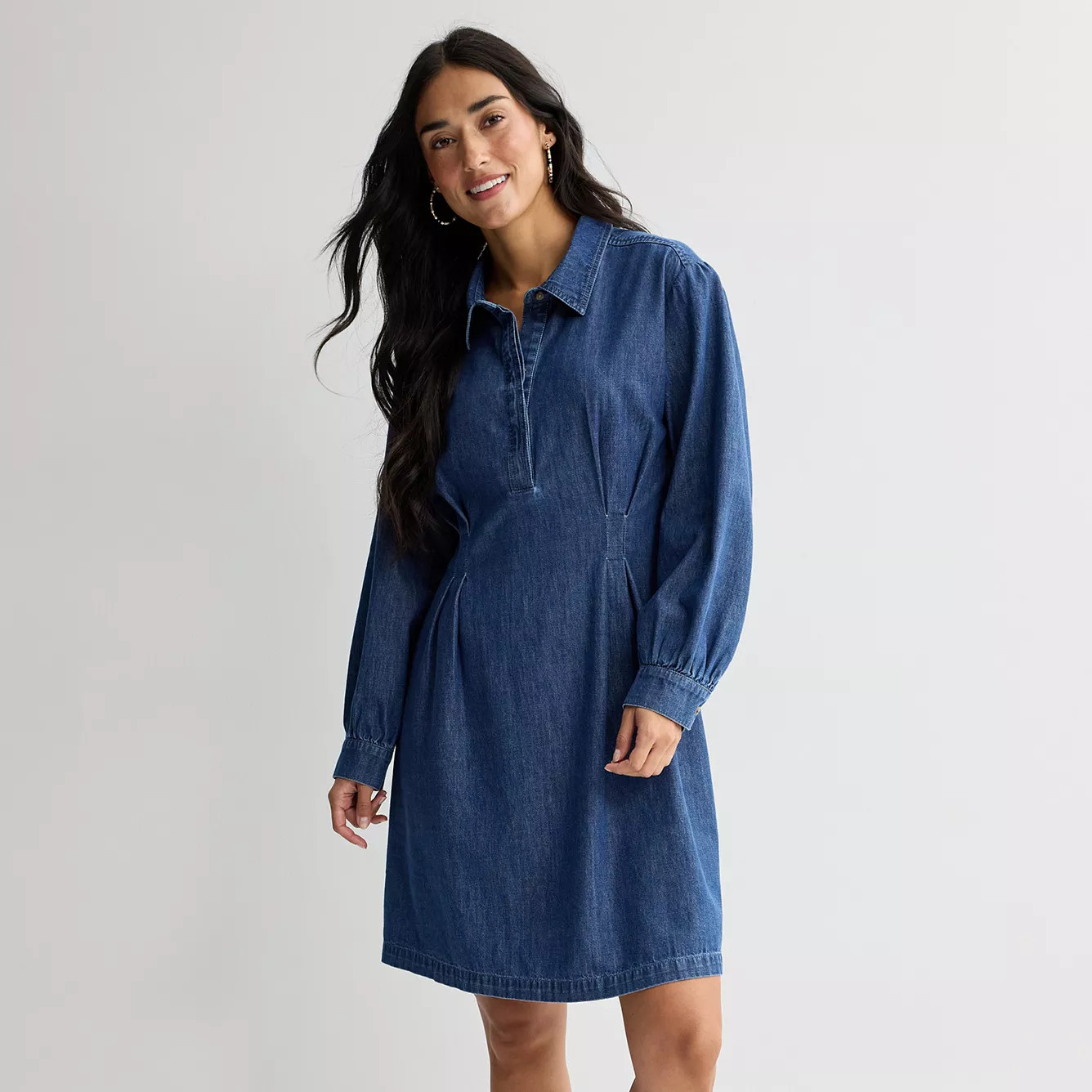 Women's Sonoma Goods For Life® Collared Shirt Dress | Kohl's