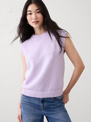 Boucle Sweater Vest | Banana Republic Factory