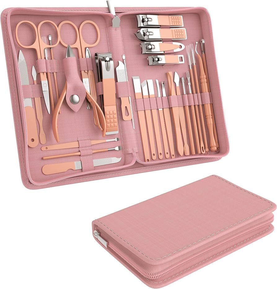 Tseoa Manicure Set Personal care, Nail Clipper Kit, Professional Nail Clipper Pedicure Set, Nail ... | Amazon (US)