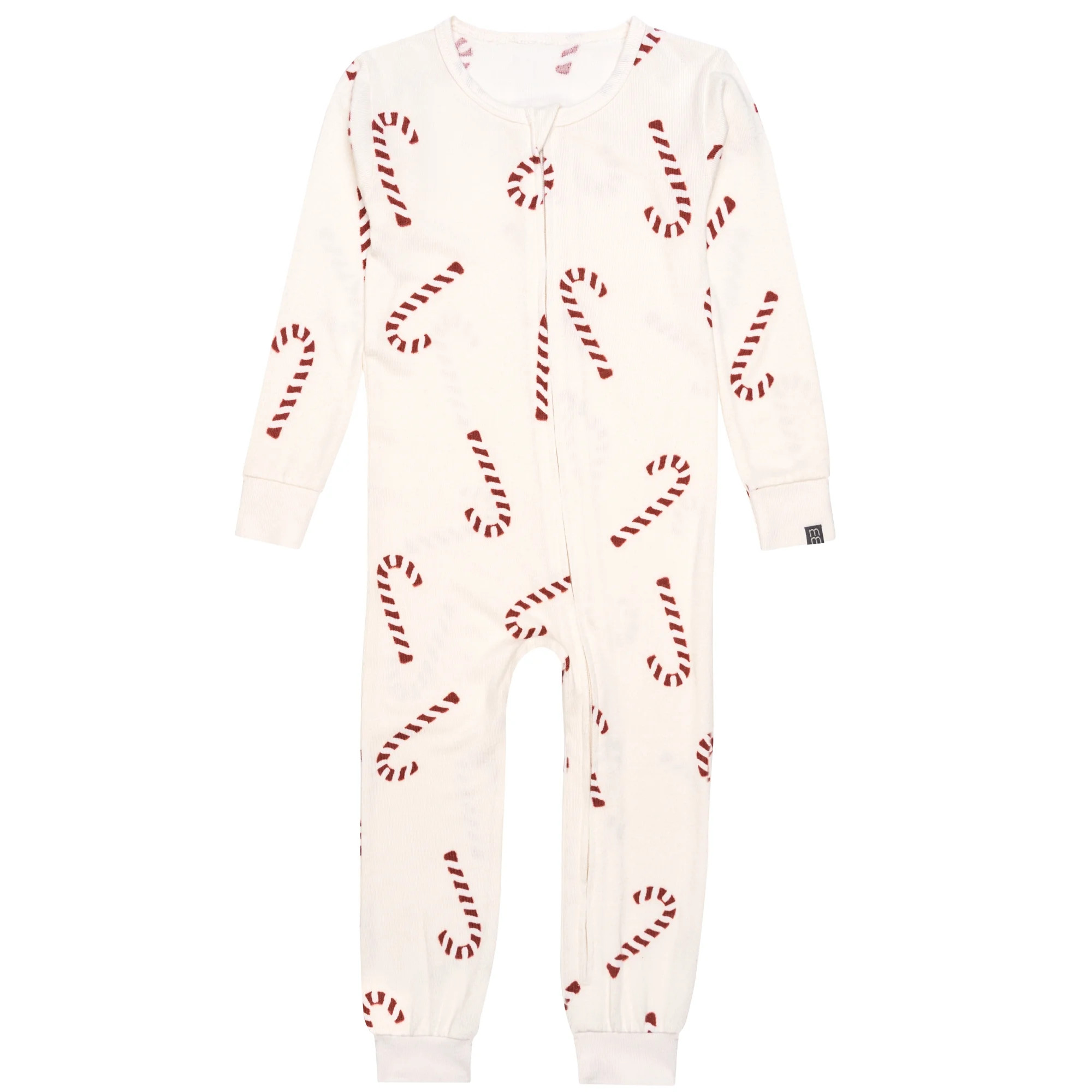 Modern Moments by Gerber Neutral Super Soft Hacci One-Piece Christmas Pajamas, 0/3 Months - 6/9 M... | Walmart (US)