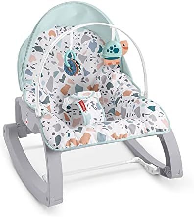 Fisher-Price Deluxe Infant-to-Toddler Rocker Seat - Pacific Pebble, Multi | Amazon (US)