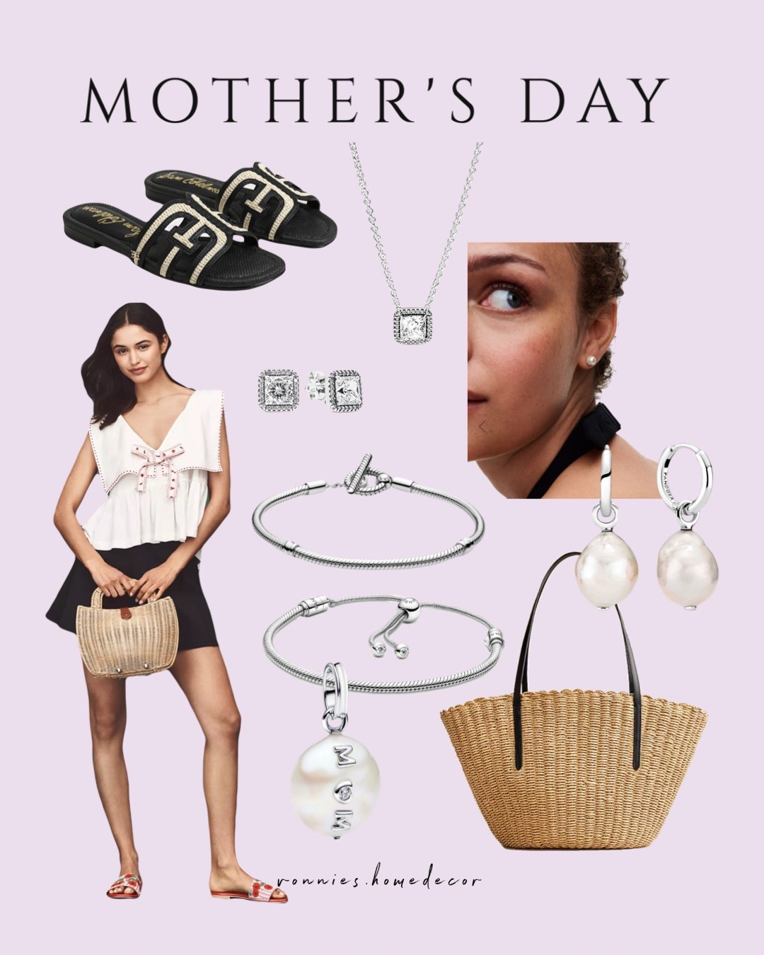 Mother’s Day gift guide. 

Straw tote bag, woven rattan bag, summer sandals, pandora jewelry, bracelets, necklace, pearl earrings. 

#LTKGiftGuide #LTKStyleTip #LTKSaleAlert