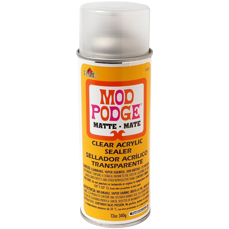 Mod Podge - 1469 Clear Acrylic Sealer, 12 ounce, Matte | Amazon (US)
