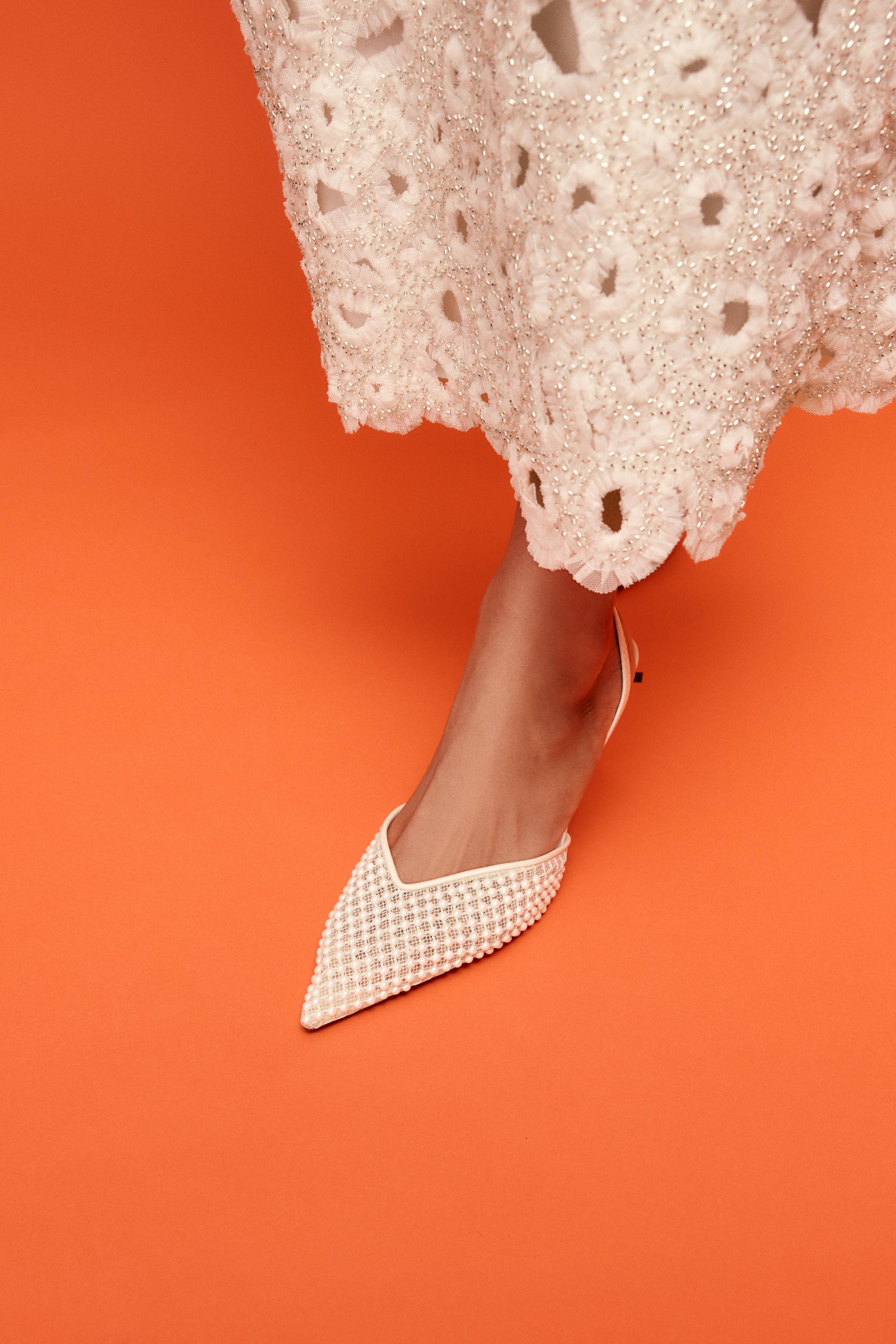 PEARL SLINGBACK PUMPS | Zara US