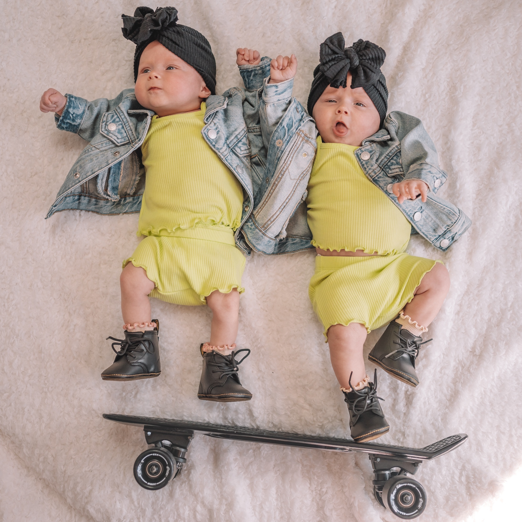 Cool spring neon outfits for baby girls. Perfect sister punk style  

#LTKkids #LTKbaby #LTKfamily