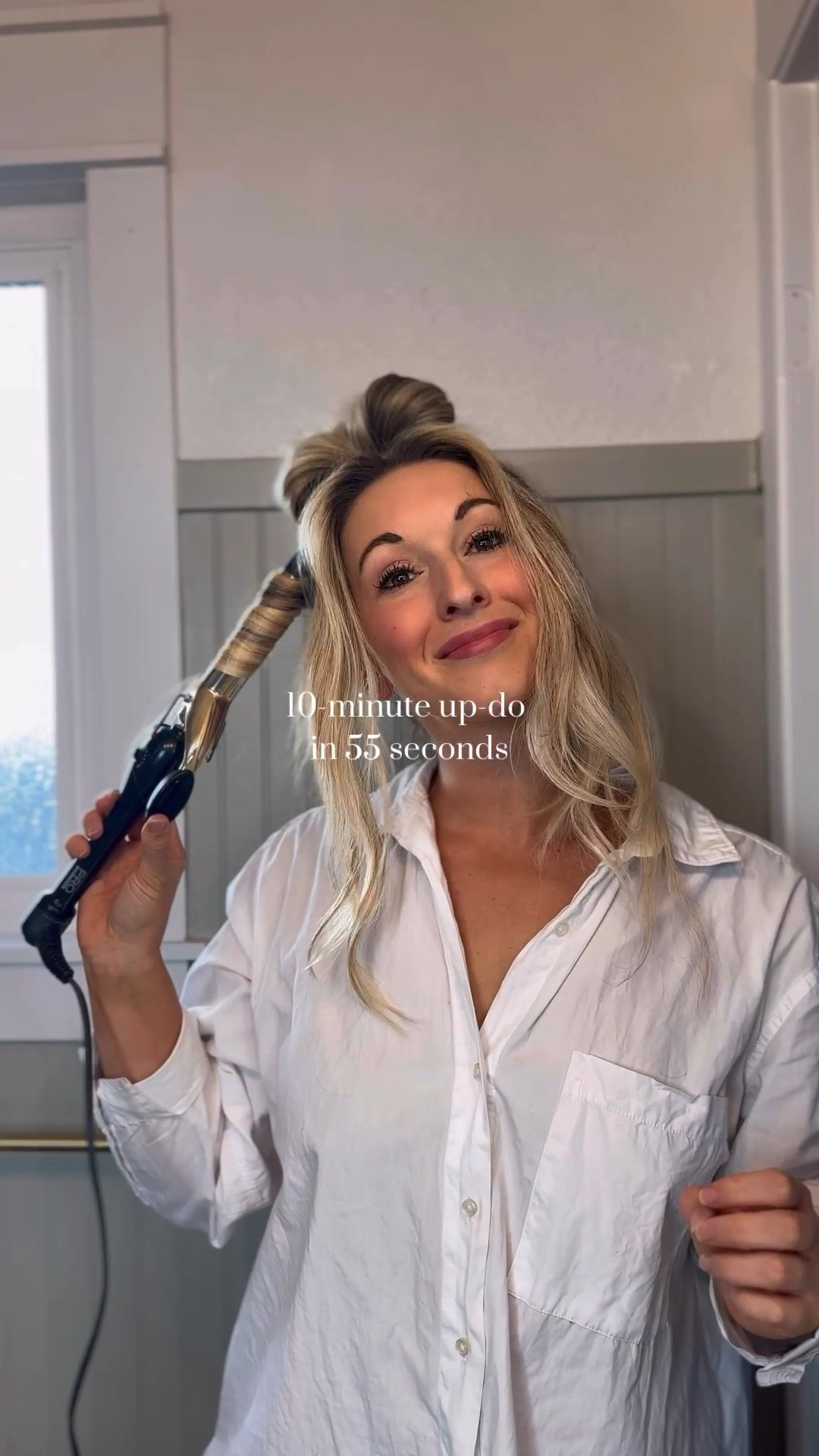 easy up do! Wedding. Date night. Anniversary. Engagement. Prom  

#LTKStyleTip #LTKBeauty #LTKVideo