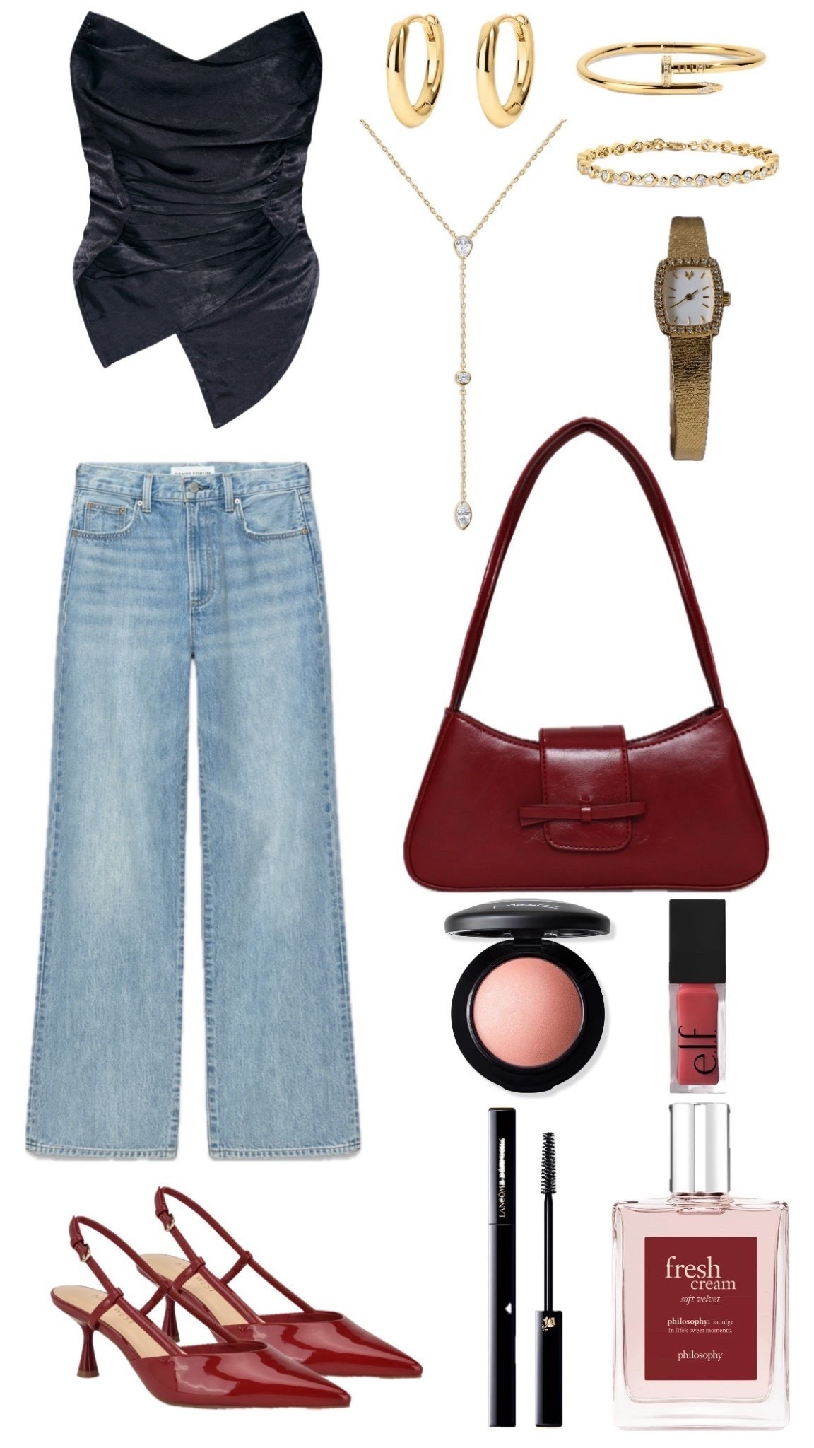 Satin + sparkle + a little red = my recipe for the perfect night out 🍷 Who’s ready to dance the night away in this party look? Shop it all on my LTK!
#PartyStyle #LTKfashion #GirlsNightOut #OOTDinspo #LTKstyle #DateNightLook #GoingOutOutfit #LTKtrendy #ChicStyle #NightOutInspo

#LTKParties #LTKSeasonal #LTKStyleTip