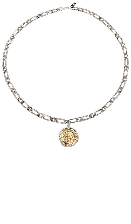 Child of Wild Aurelian Coin Necklace in Silver & Gold | Revolve Clothing (Global)