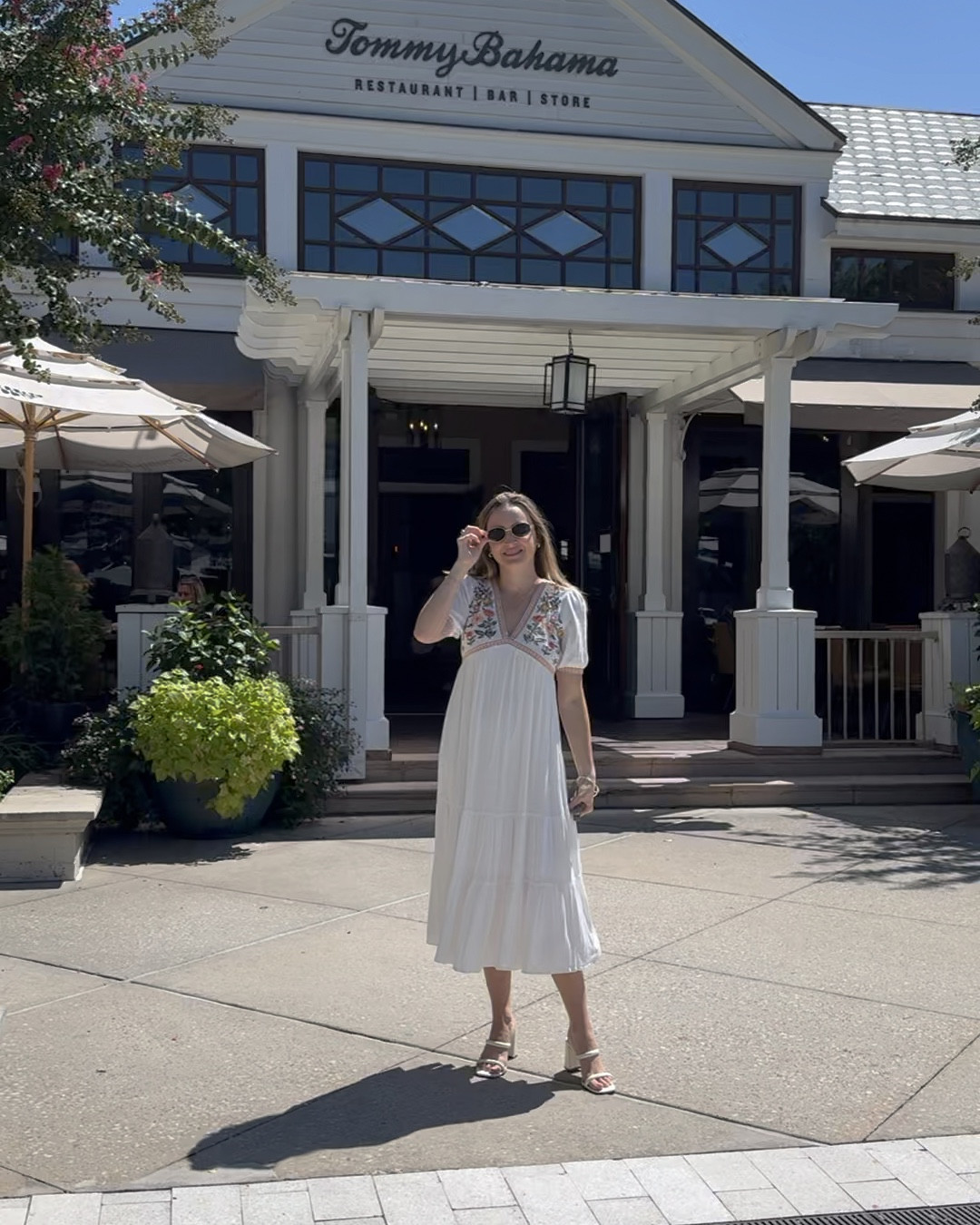 A maternity dress I loved so much I still wear it years later! Dress is from Pink Blush. The sleeves are a little tight so maybe size up of that’s a concern. 

Sandals and sunnies are from Amazon. 

#LTKBump #LTKShoeCrush #LTKFindsUnder100