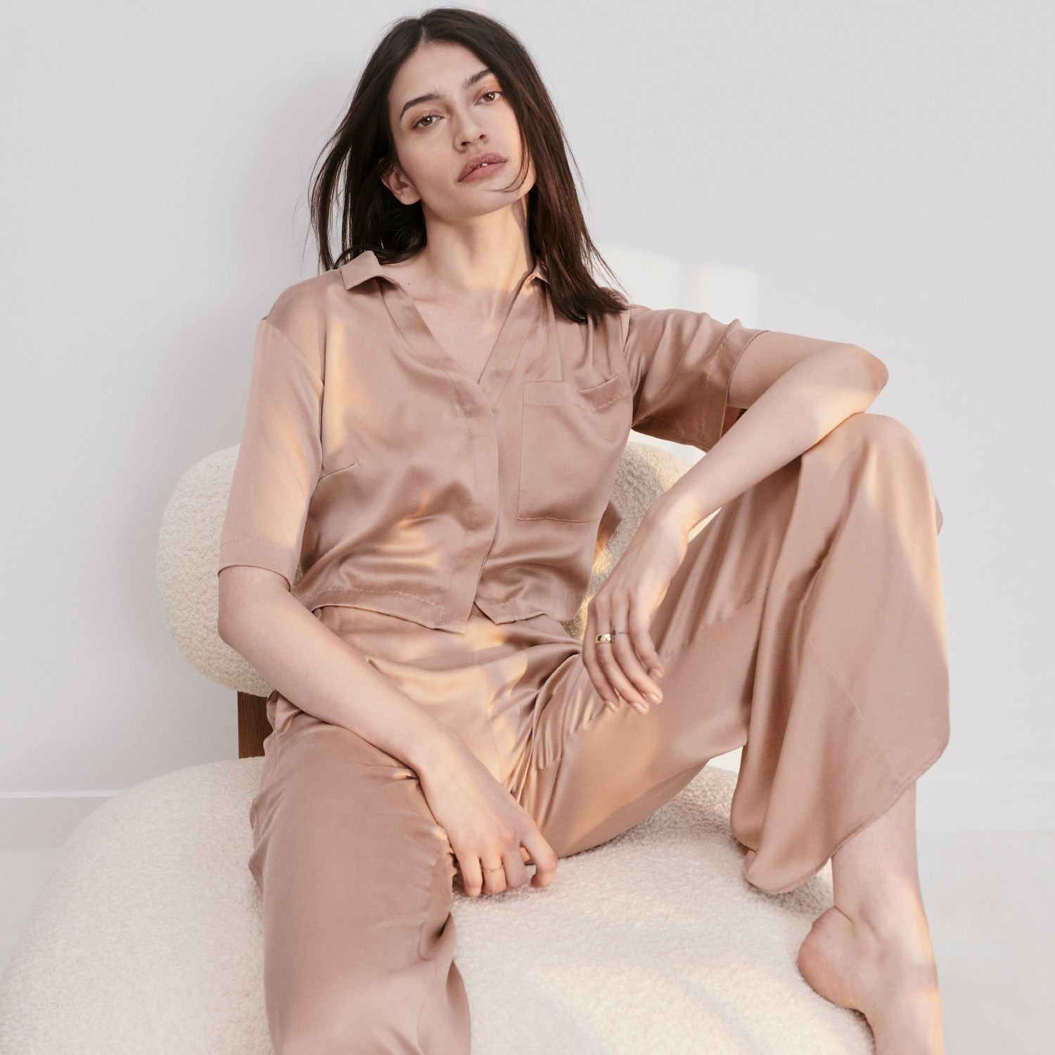Washable Silk High Rise Pant Set - Lunya | Lunya