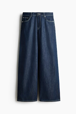 H & M - Wide-Leg Regular Waist Jeans - Blue | H&M (US + CA)